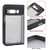 For Google Pixel Fold Matte Black TPU + PC Phone Case
