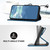 For Xiaomi Redmi K70E Line Pattern Skin Feel Leather Phone Case(Royal Blue)