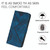 For Samsung Galaxy A35 Line Pattern Skin Feel Leather Phone Case(Royal Blue)