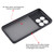 For Xiaomi Redmi K70 / K70 Pro Fine Pore Matte Black TPU + PC Phone Case