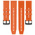 For Amazfit GTR 4 22mm Textured Silicone Solid Color Watch Band(Orange)