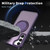For Samsung Galaxy S23 FE 5G 360-degree Rotating MagSafe Magnetic Holder Phone Case(Purple)