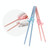 3pcs/set Children Chopstick Grip Corrector Non-slip Practice Chopsticks Finger Cots(Pink)
