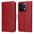 For Xiaomi Redmi Note13 Pro 5G Global Classic Calf Texture Flip Leather Phone Case(Red)