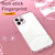 For iPhone 11 Pro Transparent Plating Fine Hole Phone Case(Purple)