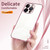 For iPhone 14 Pro Transparent Plating Fine Hole Phone Case(Purple)