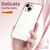 For iPhone 15 Transparent Plating Fine Hole Phone Case(Purple)