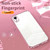 For iPhone XR Transparent Plating Fine Hole Phone Case(Purple)
