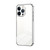 For iPhone 13 Pro Transparent Plating Fine Hole Phone Case(Silver)