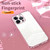 For iPhone 13 Pro Transparent Plating Fine Hole Phone Case(Transparent)