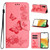 For Samsung Galaxy A55 Butterfly Embossed Flip Leather Phone Case(Pink)