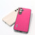For Samsung Galaxy S24+ 5G ABEEL Arashi Texture PU Phone Case(Rose Red)