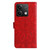 For Xiaomi Redmi Note13 5G Global Embossed Sunflower Leather Phone Case(Red)