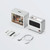 USB White Noise Simulation Flame Fire Furnace Aromatherapy Machine Indoor Large Spray Measurement Humidifier(White)