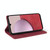 For Samsung Galaxy S23 FE 5G Skin Feel Anti-theft Brush Horizontal Flip Leather Case with Holder(Wine Red)