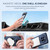 For Huawei Mate 50 Magsafe Hidden Fold Holder Full Coverage Shockproof Phone Case(Black)