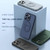 For iPhone 15 Magsafe Hidden Fold Holder Full Coverage Shockproof Phone Case(Black)