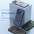 For iPhone 14 Magsafe Hidden Fold Holder Full Coverage Shockproof Phone Case(Blue)