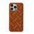 For iPhone 13 Pro 3D Weave TPU Phone Case(Caramel)