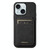 For iPhone 15 Plus Suteni H17 Litchi Texture Leather MagSafe Detachable Wallet Phone Case(Black)