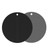 2 PCS Geometry Kitchen Silicone Pot Holder Heat Insulation Pad Round(Gray)