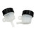 4 PCS Motorcycle Skyline Rear Brake Pump Split Oil Pot Small Oil Cup(Oblique Mouth)