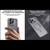 For iPhone 15 Pro Invisible Lens Holder PC + TPU Frosted MagSafe Phone Case(Gray)