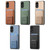 For OPPO Reno8 T 5G Carbon Fiber Card Bag Fold Stand Phone Case(Khaki)