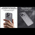 For iPhone 15 Invisible Lens Holder PC + TPU Frosted Phone Case(White)