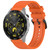 For Samsung Gear S3 Classic 22mm Textured Silicone Solid Color Watch Band(Orange)