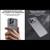 For iPhone 15 Plus Invisible Lens Holder PC + TPU Frosted Phone Case(Black)