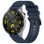 For Samsung Gear S3 Classic 22mm Textured Silicone Solid Color Watch Band(Midnight Blue)