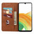 For Samsung Galaxy S24 5G Skin Feel Splicing Leather Phone Case(Brown)