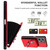 For Xiaomi Poco X5/Redmi Note 12 5G Global Organ Card Bag Ring Holder PU Phone Case with Lanyard(Red)