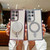For Samsung Galaxy S23 5G Diamond Gradient Plated MagSafe TPU Phone Case(Silver)
