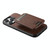 For iPhone 14 Suteni H17 Litchi Texture Leather MagSafe Detachable Wallet Phone Case(Brown)