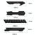 ENLEE E-654 Bicycle Silicone Chainstay Protector Mountain Road Bike Downtube Cover Stickers, Model: E211