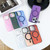 For iPhone 13 Pro MagSafe Lens Holder PC Hybrid TPU Phone Case(Black)