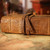 Genuine Leather Retro Notebook Diary Thickened Sketchbook Notepad(Crazy Horse Brown)