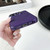 For iPhone 13 Pro Max MagSafe Lens Holder PC Hybrid TPU Phone Case(Purple)