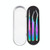 Nail Art Eyelash Tweezers Stainless Steel Colorful High Precision Grafting Eyelash Curler, Specification: 3 In 1 Colorful Titanium