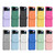 For Samsung Galaxy Z Flip3 5G/Z Flip4 5G PC Skin Feel Integrated Foldable Mid Shaft Phone Case(Purple)