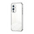 For OnePlus 9 Transparent Plating Fine Hole Phone Case(Silver)
