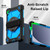 For Samsung Galaxy Tab A9 X115 Contrast Color Robot C2 Silicone Hybrid PC Tablet Case(Black Blue)