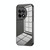 For OnePlus Ace 2 / 11R Transparent Plating Fine Hole Phone Case(Black)