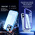 For iPhone 15 2.5mm Anti-slip Clear Acrylic Hybrid TPU Phone Case(Transparent)