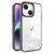 For iPhone 14 Plus 2.5mm Anti-slip Clear Acrylic Hybrid TPU Phone Case(Black)