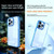 For iPhone 14 / 13 2.5mm Anti-slip Clear Acrylic Hybrid TPU Phone Case(Transparent)
