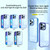 For iPhone 11 Pro 2.5mm Anti-slip Clear Acrylic Hybrid TPU Phone Case(Sky Blue)