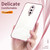 For OnePlus 8 Transparent Plating Fine Hole Phone Case(Silver)